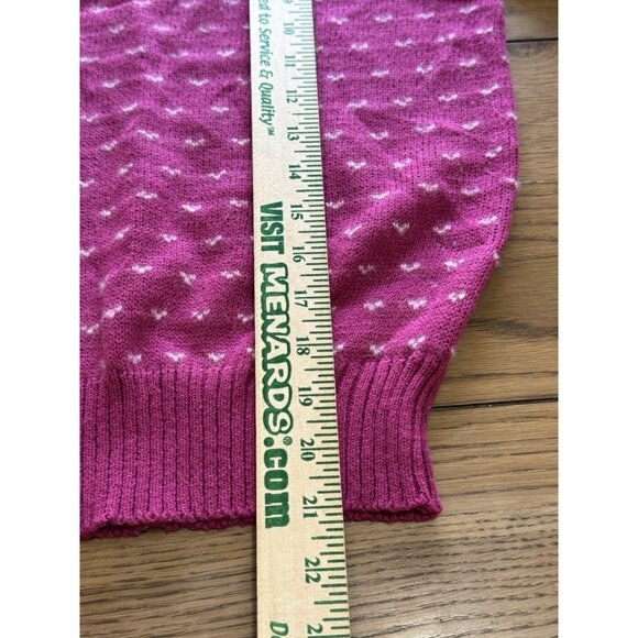 Eclipse Knitted Sweater Wool Blend Size Medium Long Sleeve Colorful 80's Vintage - Picture 7 of 12